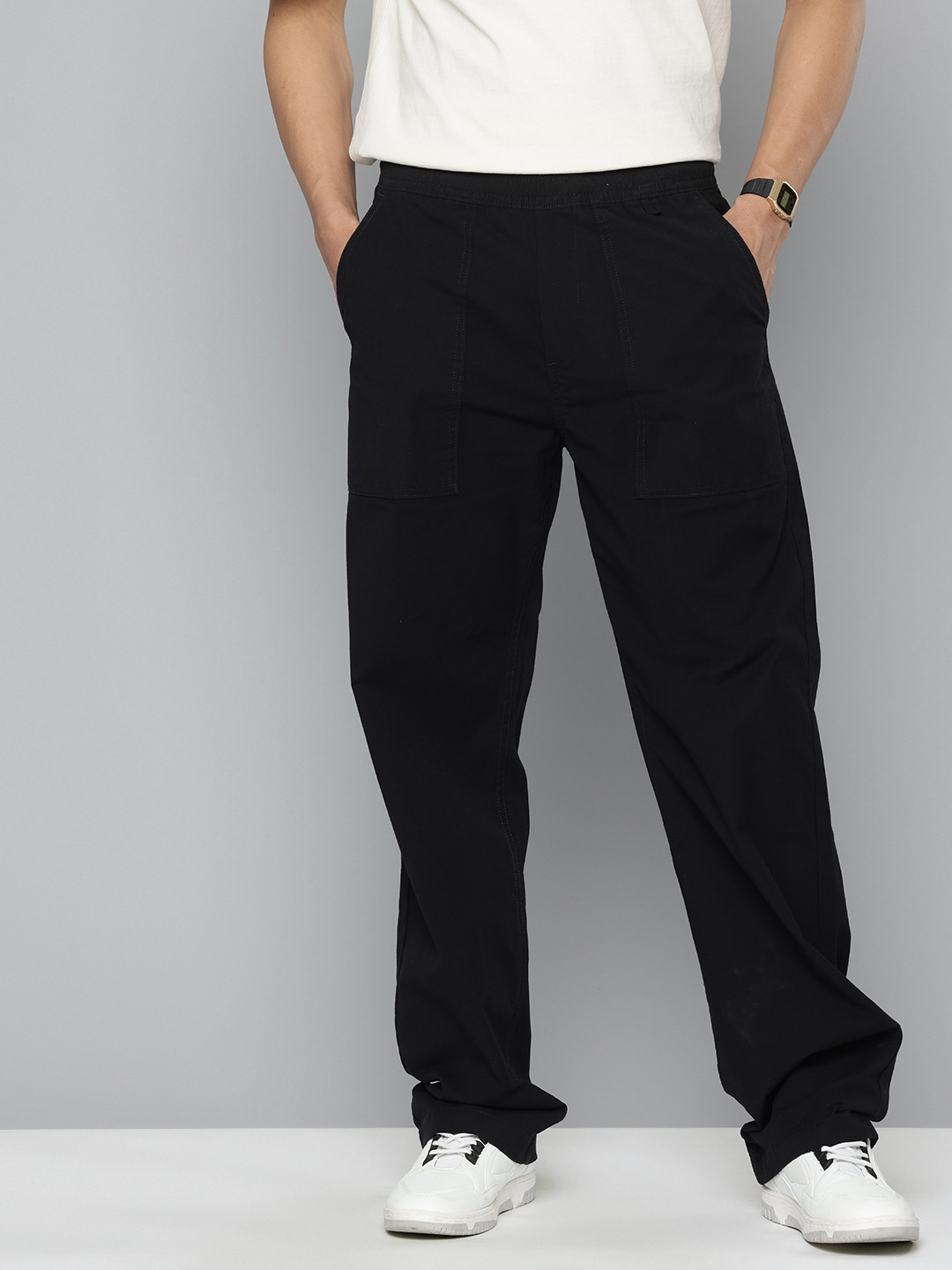 Flying Machine Men 90s Loose Fit Trousers