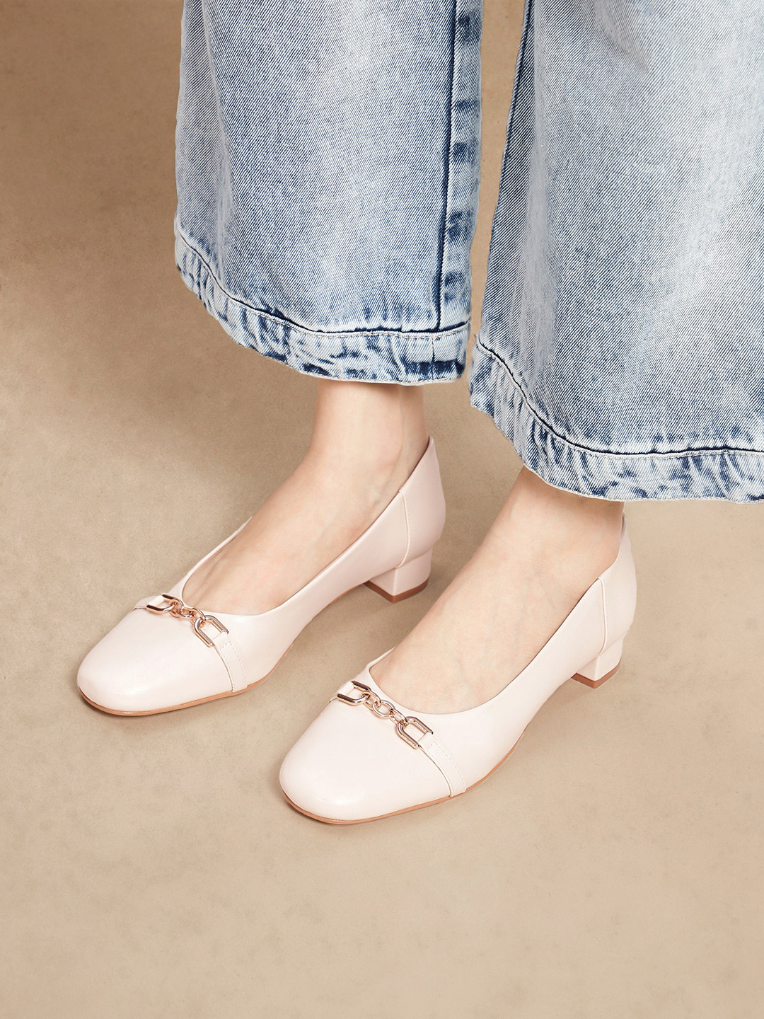 Chemistry Western - Embellished Block Pumps