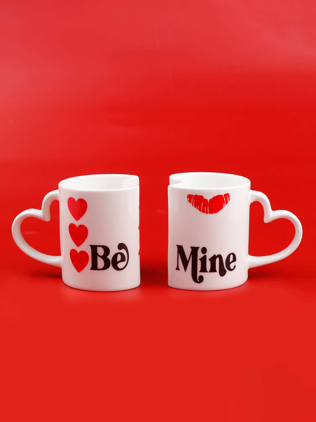 Archies Bhai Behan Mug White Typography Ceramic Microwave Safe 2 Piece Mugs-350ml