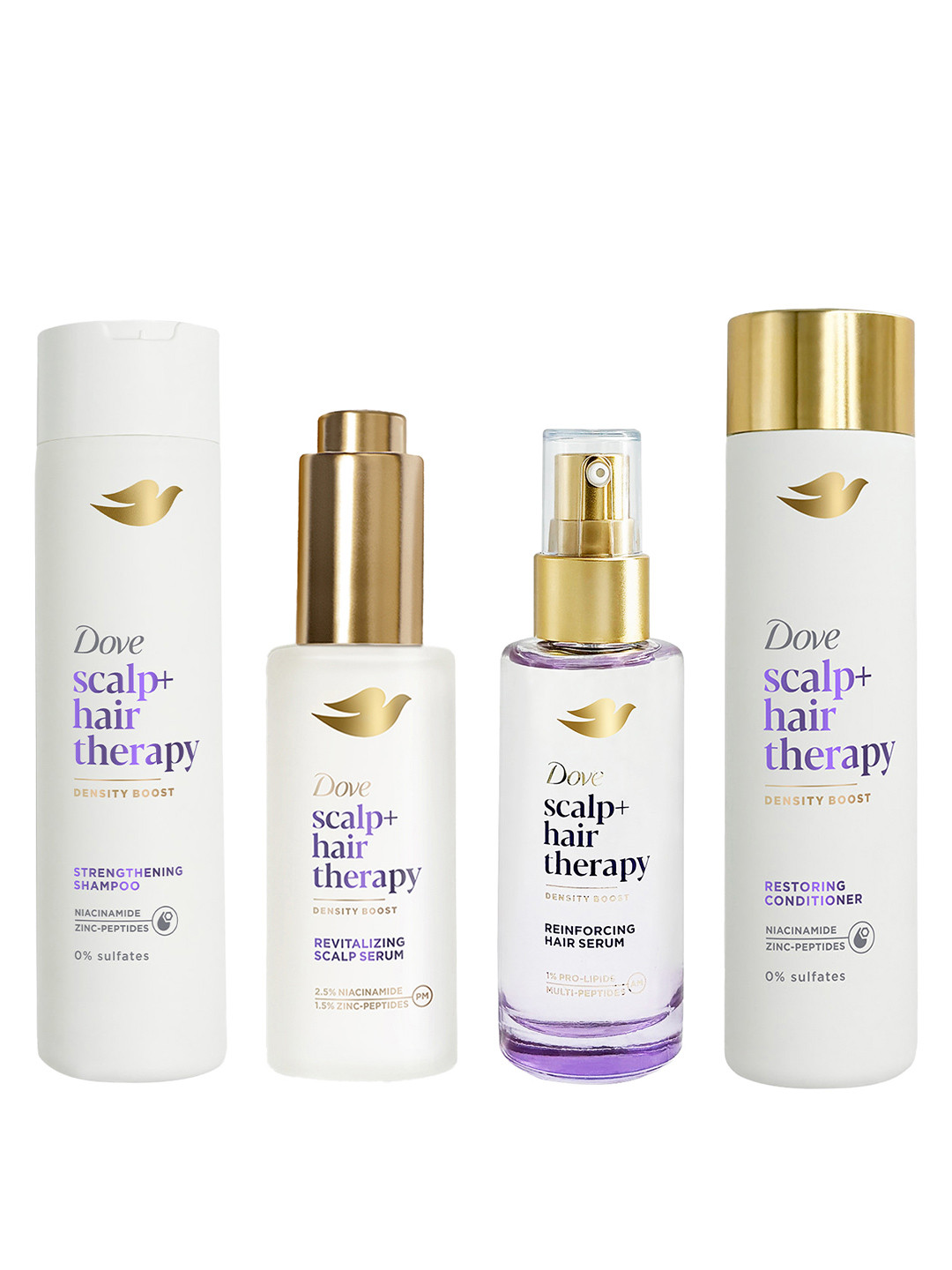 Dove Scalp+Hair Therapy 4-Step Hair Care Combo