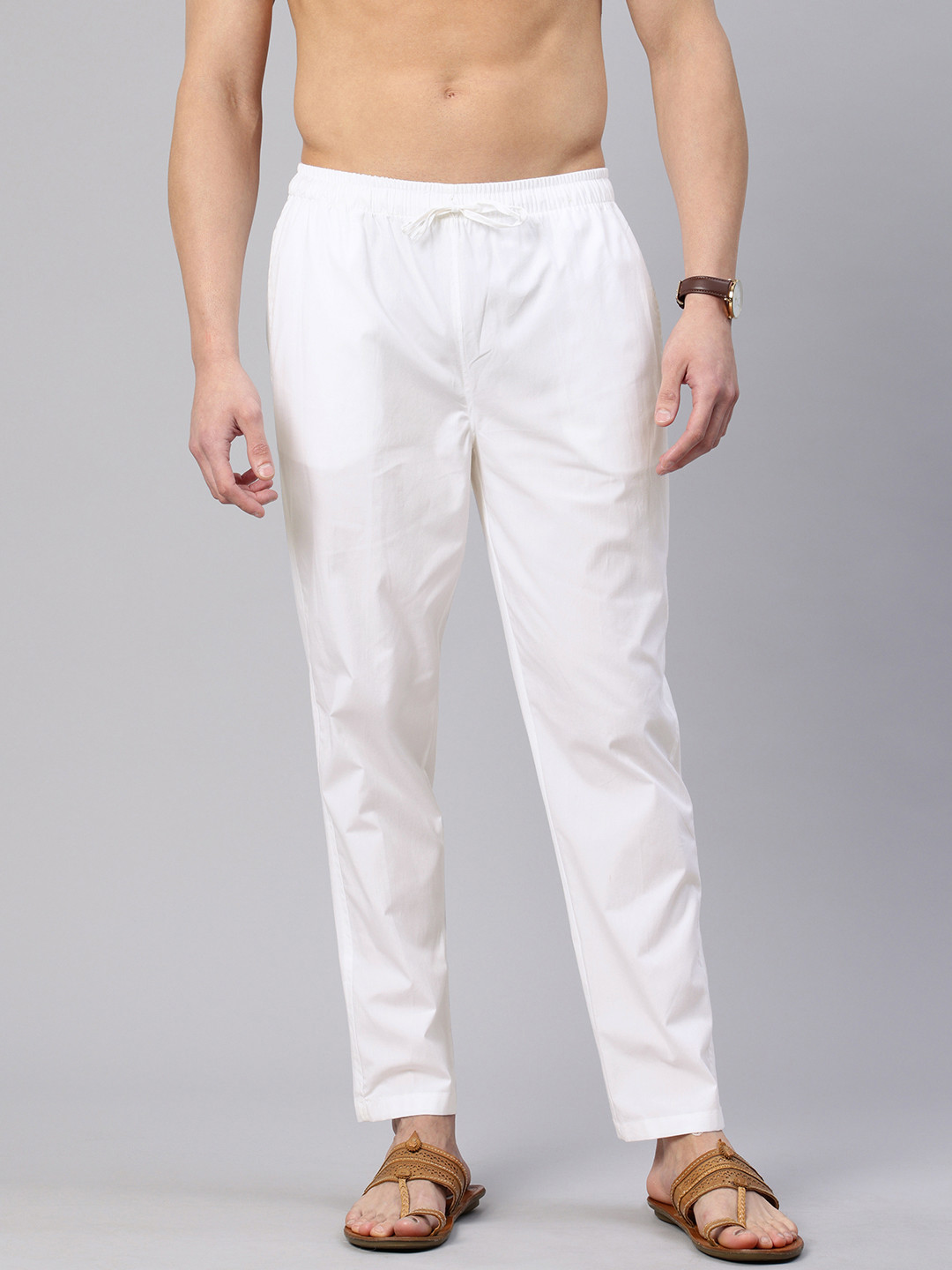 Majestic Man Men Pure Cotton Ethnic Pyjamas