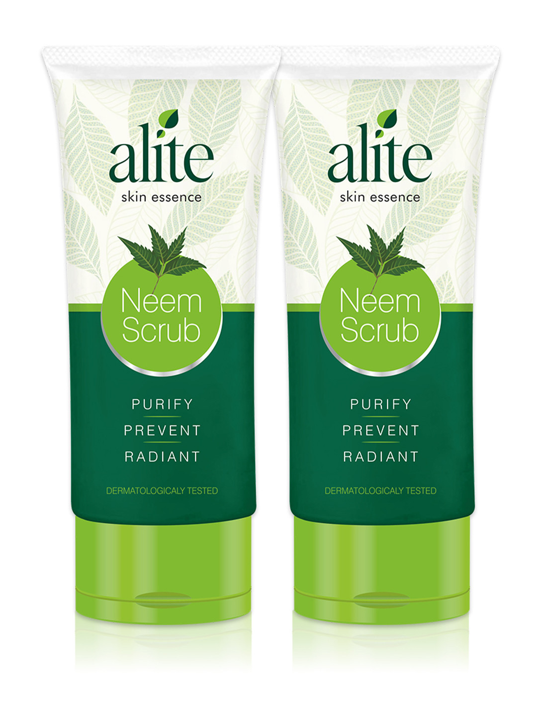 Alite Set Of 2 Neem Scrub For Purifying Skin With Aloevera - 70 g Each
