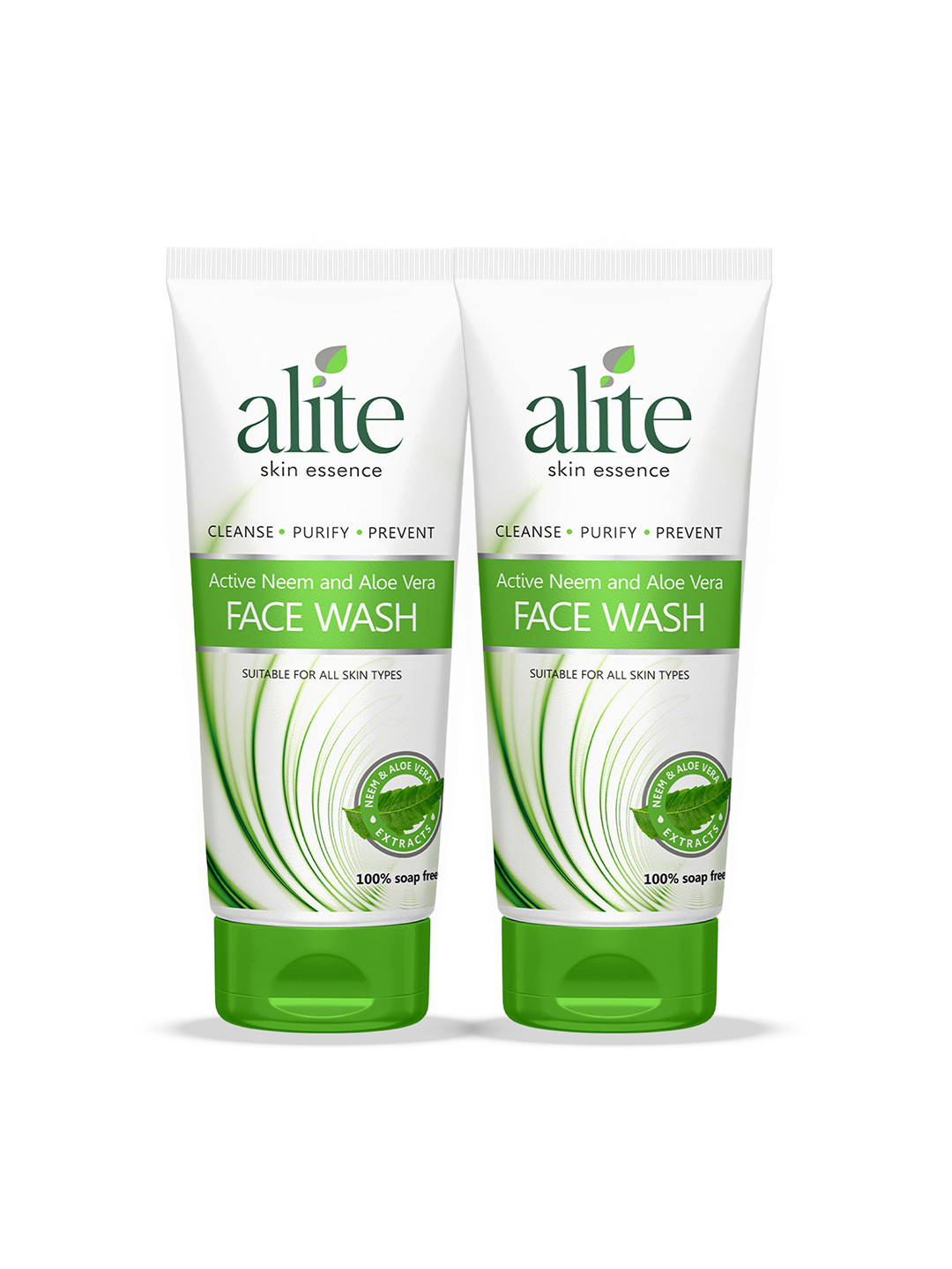 Alite Set Of 2 Skin Essence Active Neem & Aloe Vera Face Wash For Hydrating Skin-100g Each