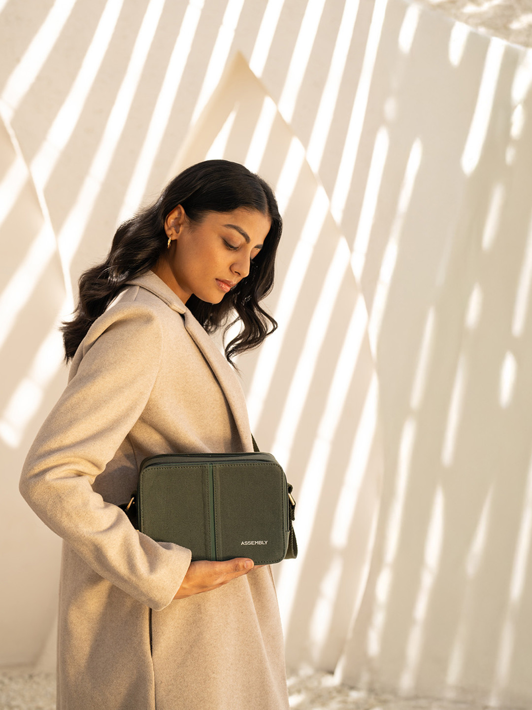 Assembly Iris Womes's Green Premium Sling Bag