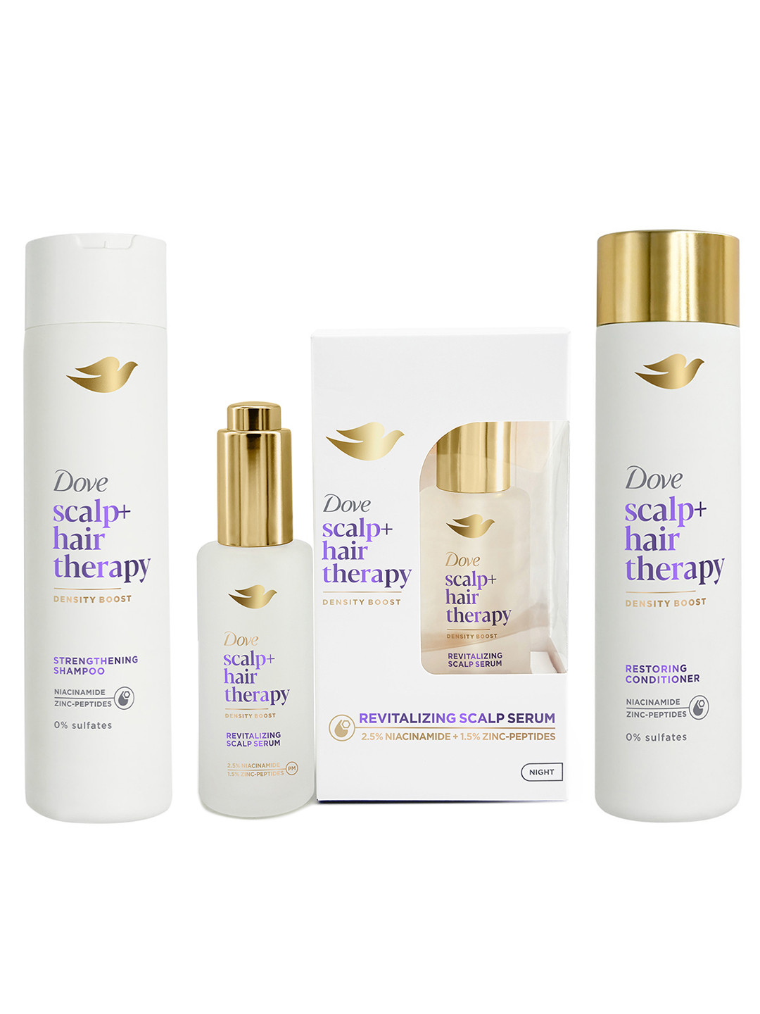 Dove Scalp+Hair Therapy 3-Step Hair Care Combo