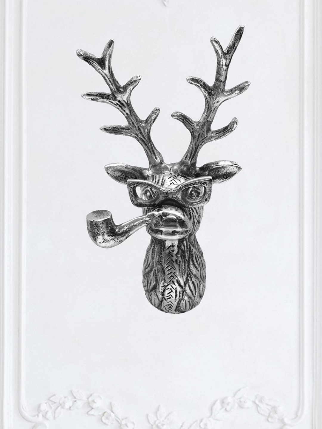 Cocovey Homes Aluminium Glossy Hanging Hall Wall Masks-9.5In