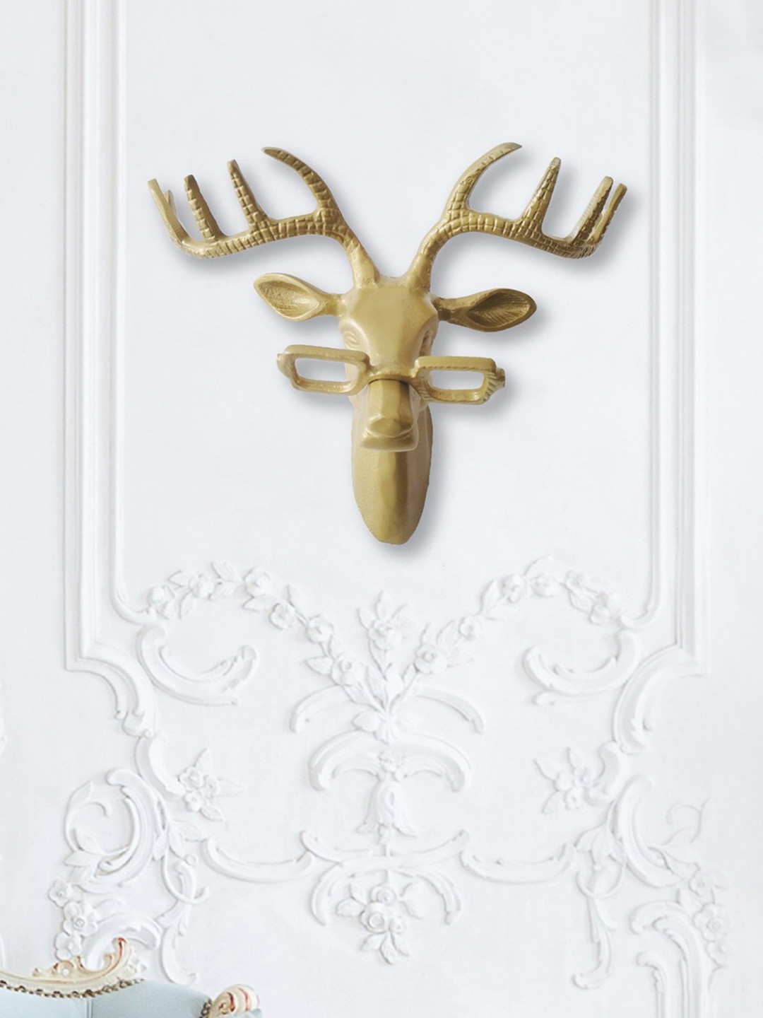 Cocovey Homes Gold-toned Birds and Animals Wall Art