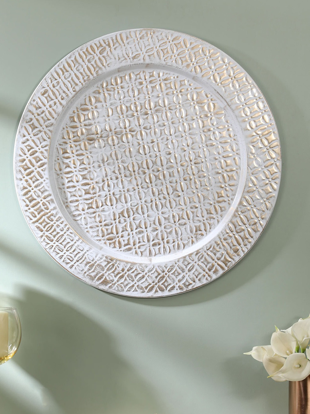 Cocovey Homes Aluminium Matte Hanging Hall Wall Plates-23.2In