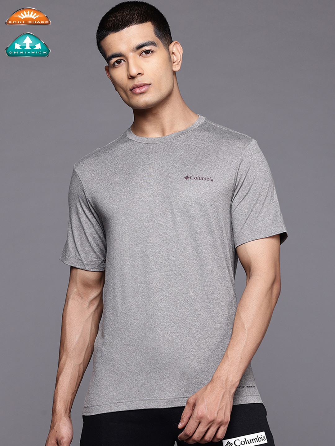 Columbia Omni Shade Kwick Hike Back Graphic T-shirt