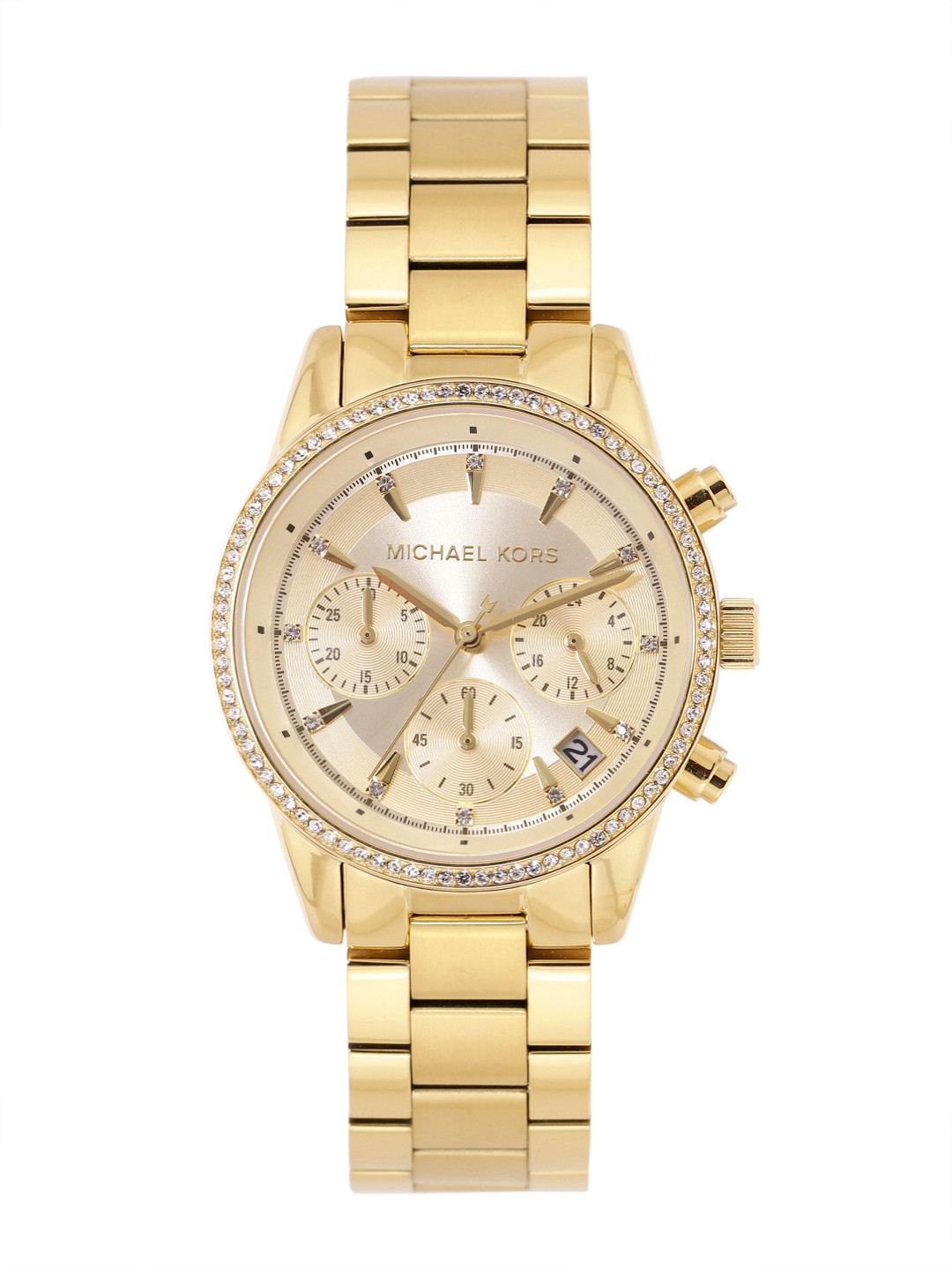 Michael Kors Women Ritz  Analogue Chronograph Watch MK6356I