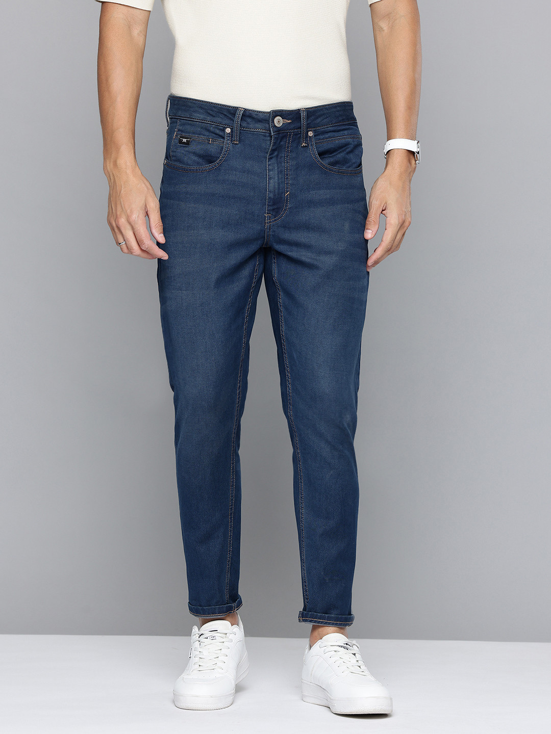 Flying Machine Relax Tapered High-Rise Jeans