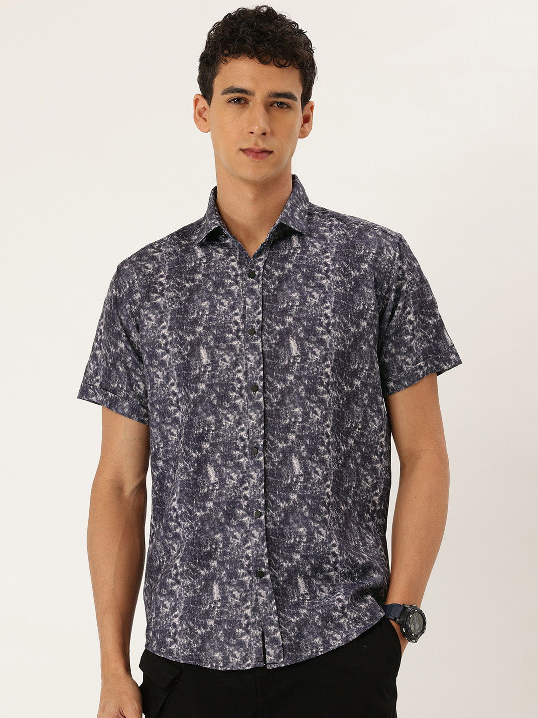 FIFTY TWO Abstract Printed Casual Shirt