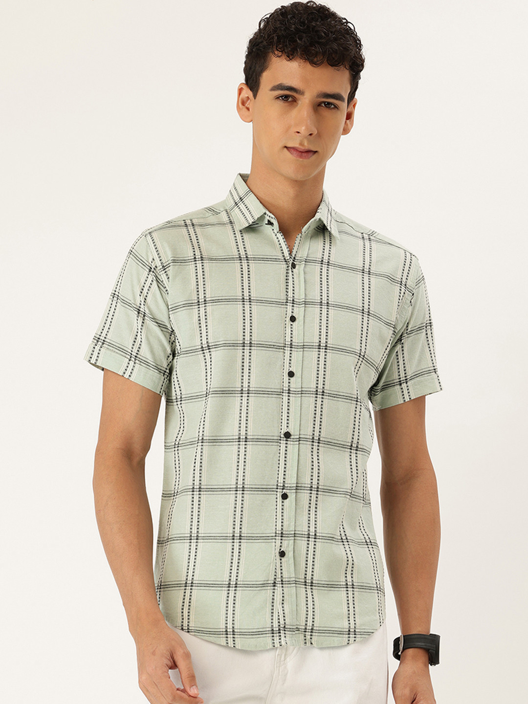 FIFTY TWO Tartan Checked Casual Shirt