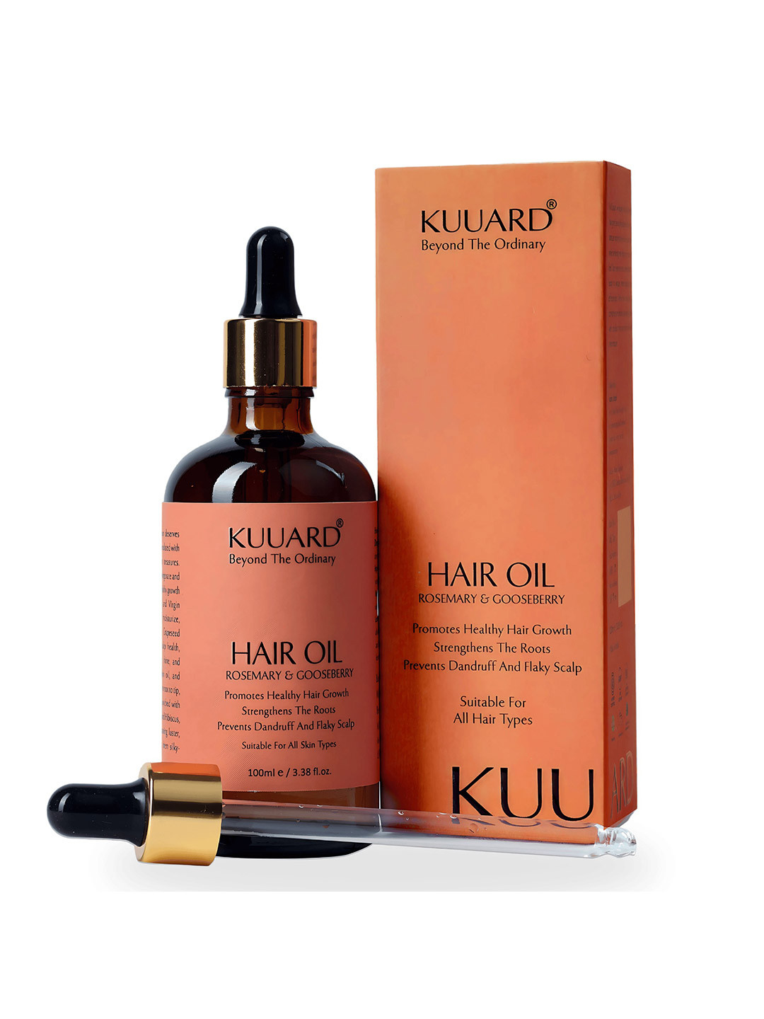 Kuuard - beyond the ordinary Hairfall And Dull Hair Rosemary & Grapeseed Hair Oil - 100 ml