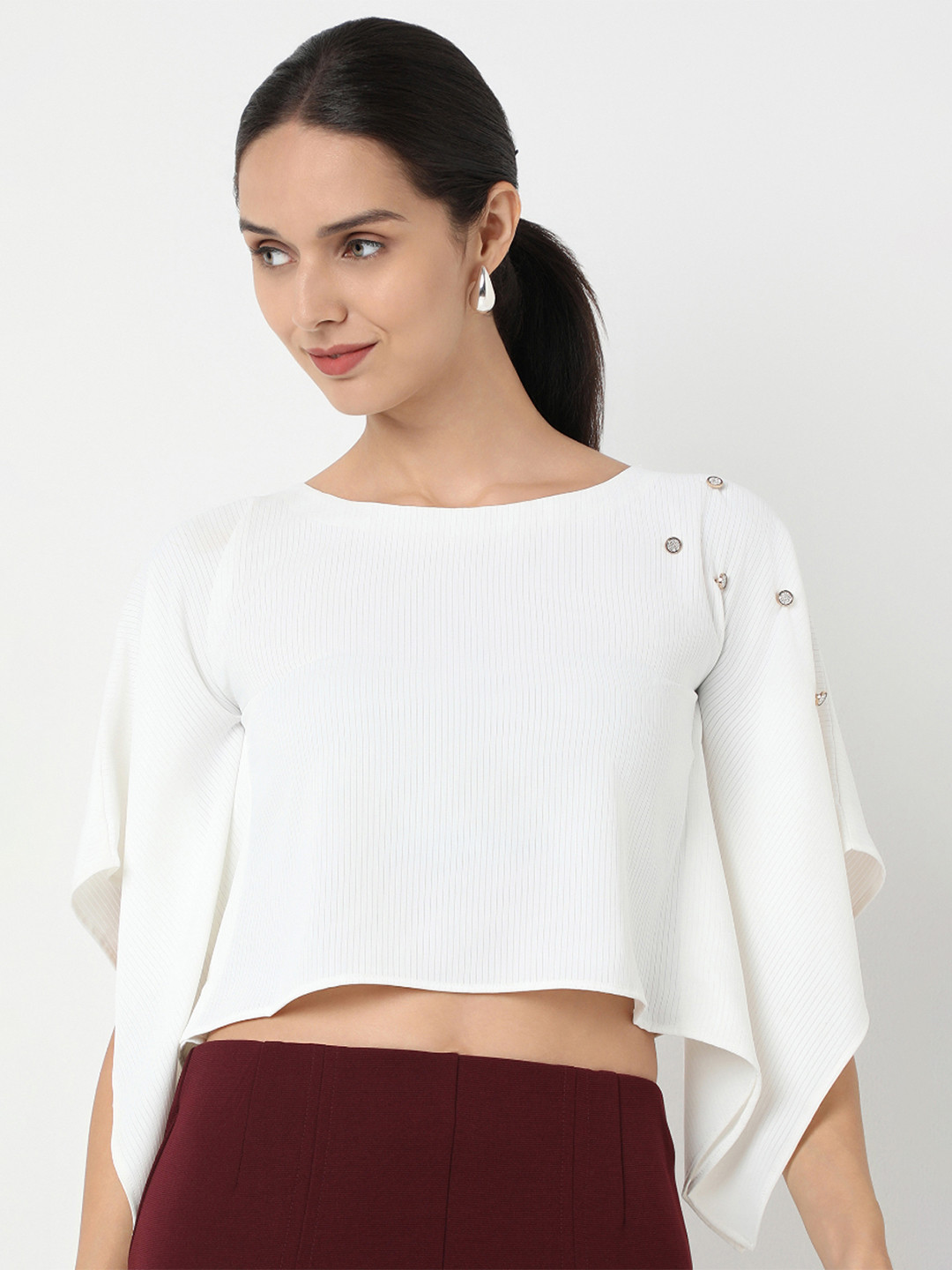 NOT SO PINK Batwing Sleeve Kaftan Top