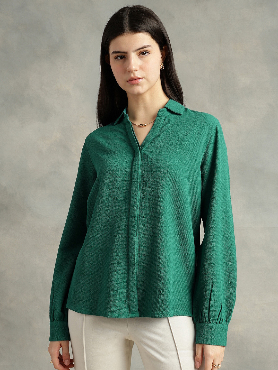 Strong And Brave Women Standard Opaque Casual Shirt