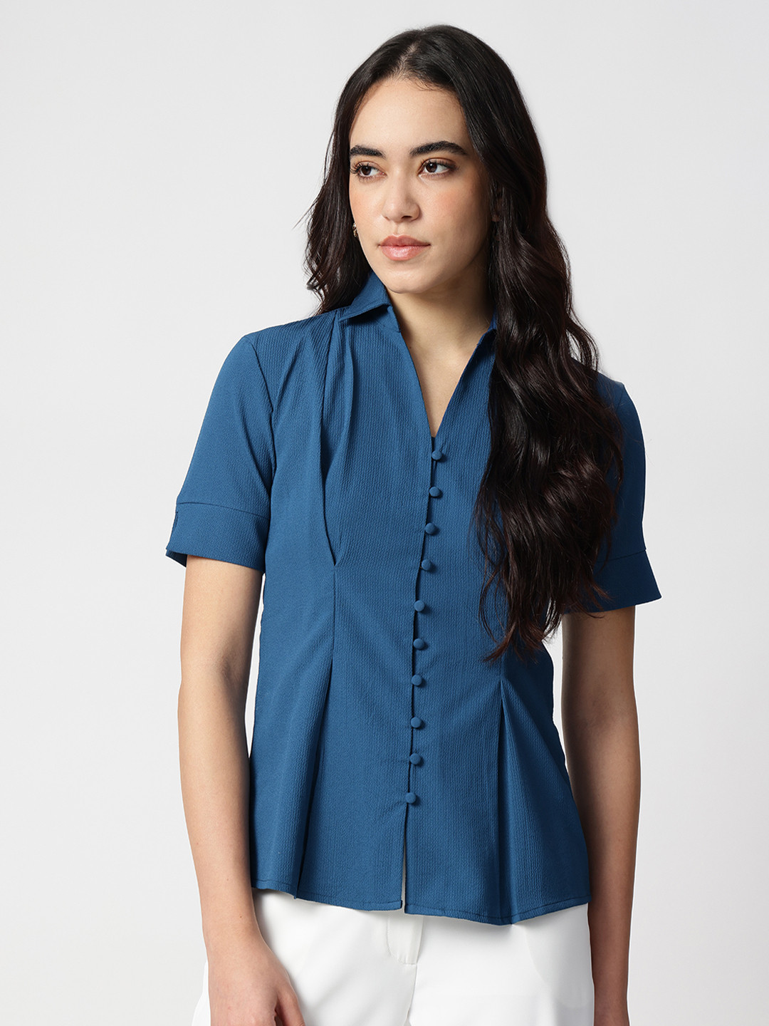 Strong And Brave Women Standard Opaque Formal Shirt