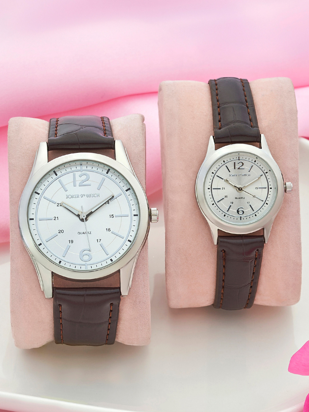 JOKER & WITCH Ashton & Mila Analogue Couple Watches Giftset