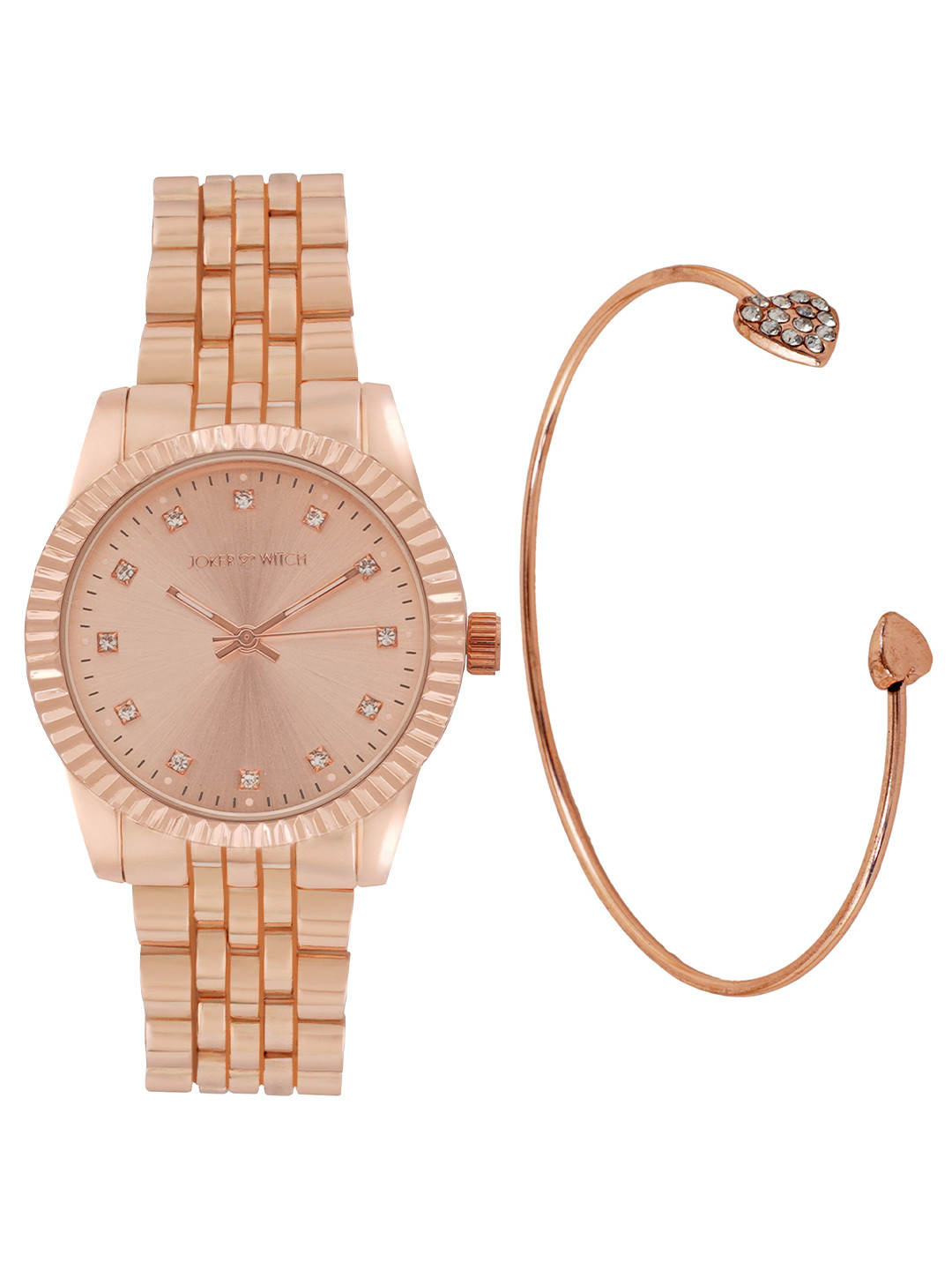 JOKER & WITCH Women Luxe Link Watch Bracelet Stack Gift Set