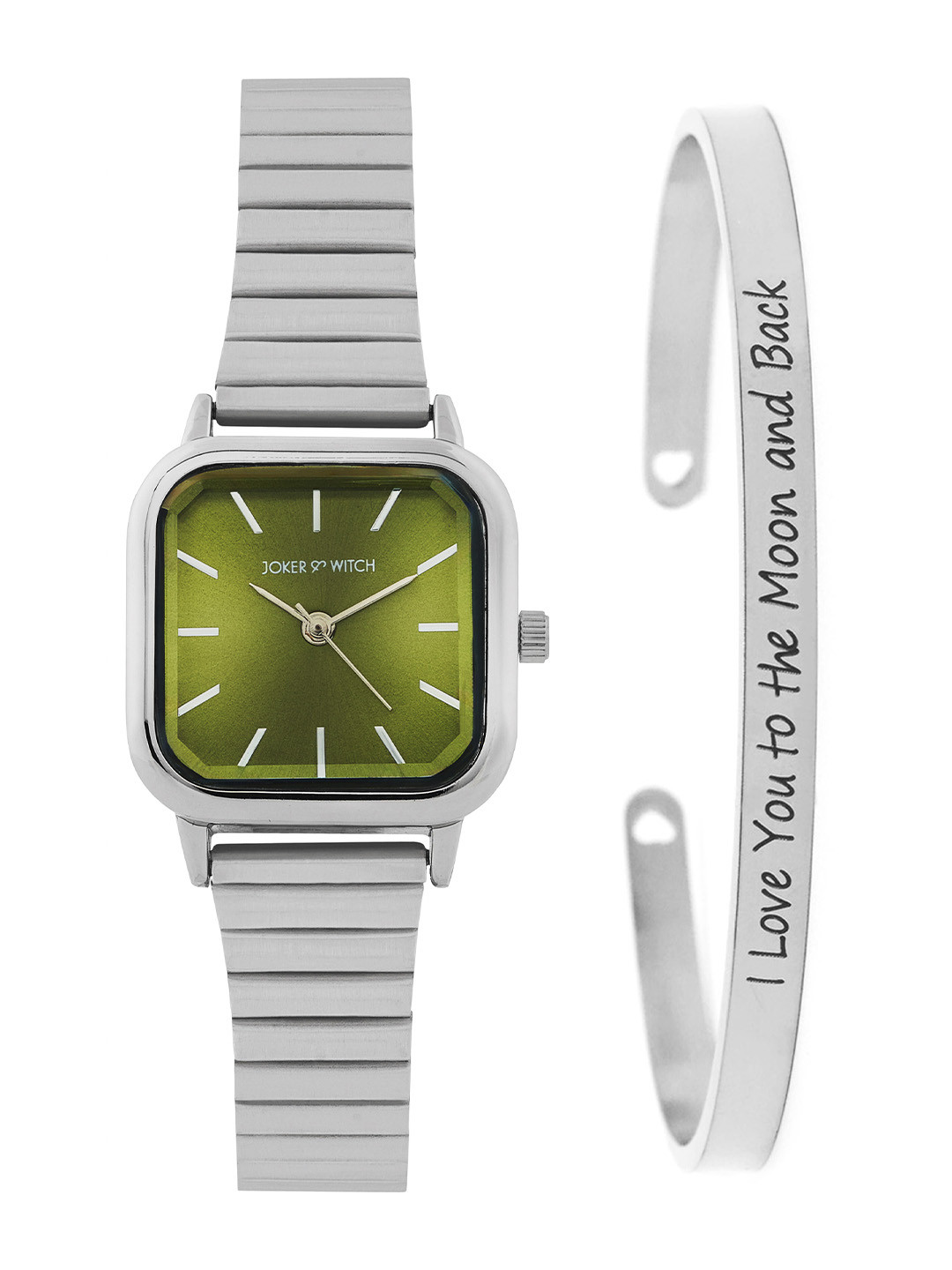 JOKER & WITCH Women Prism Link Watch Bracelet Stack JWBS1093