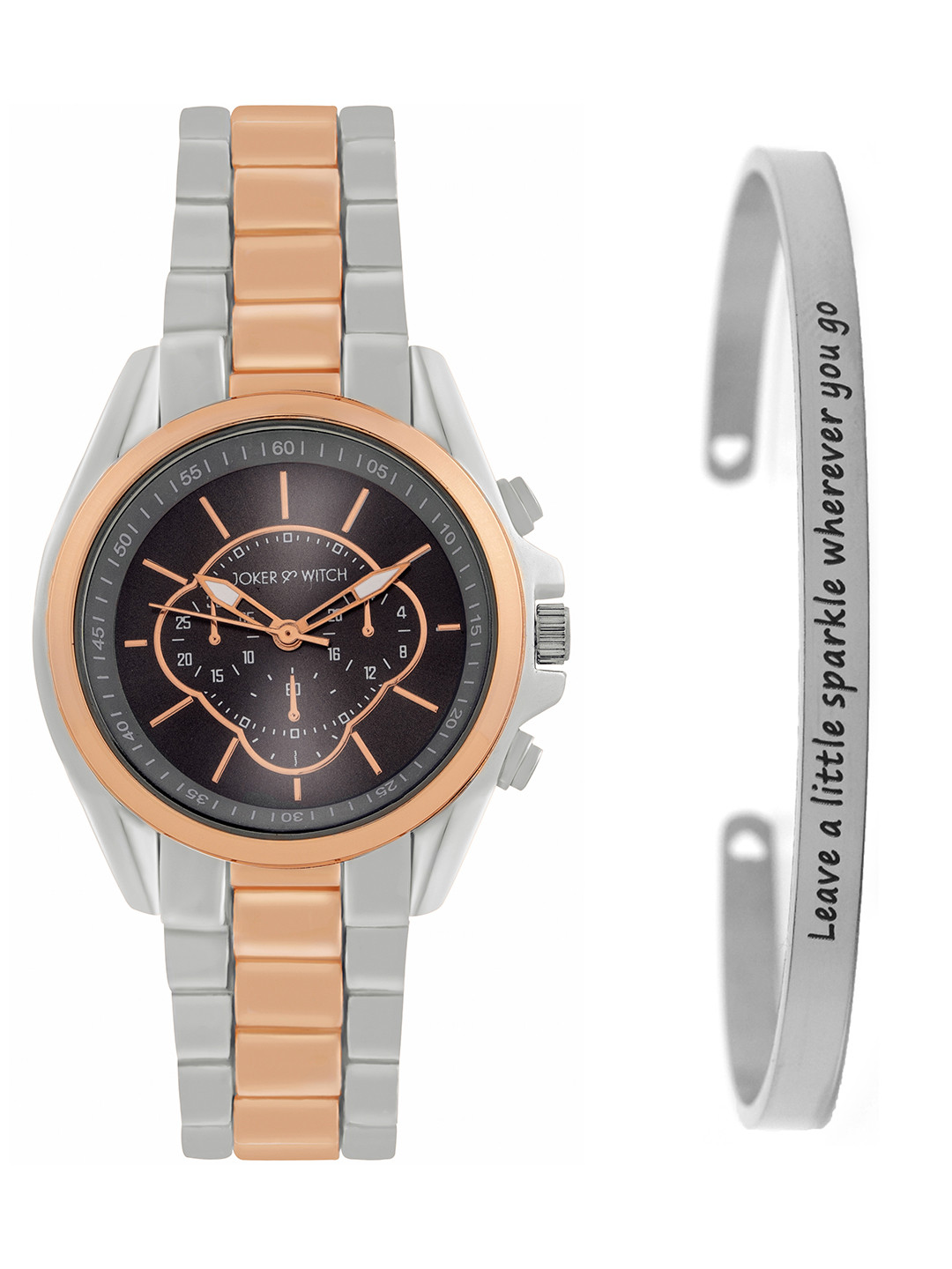 JOKER & WITCH Women Elegant Whisper Watch Bracelet Stack Gift Set JWBS1110