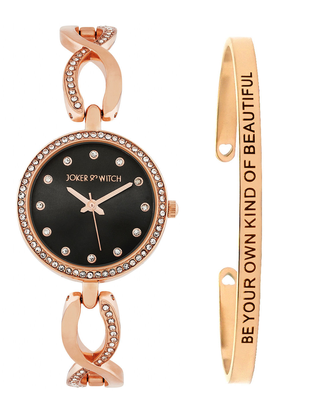 JOKER & WITCH Women Timeless Spark Watch Bracelet Stack