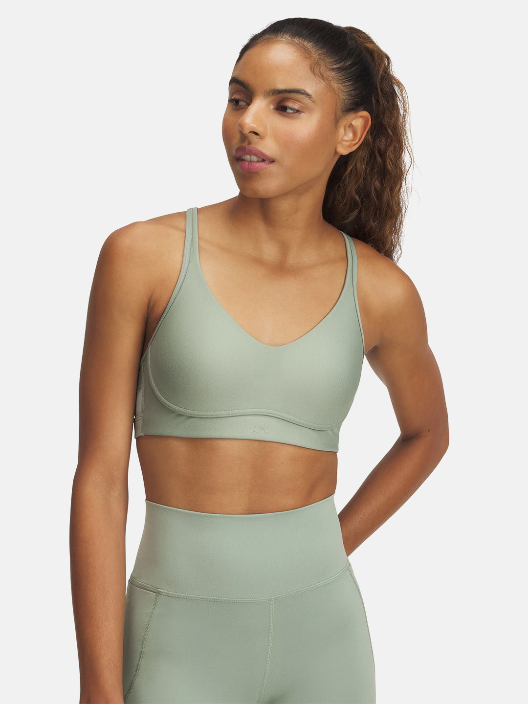 UNDER ARMOUR Racerback Lightly Padded Low Support Infinity 2.0 Workout Bra 1384126-348