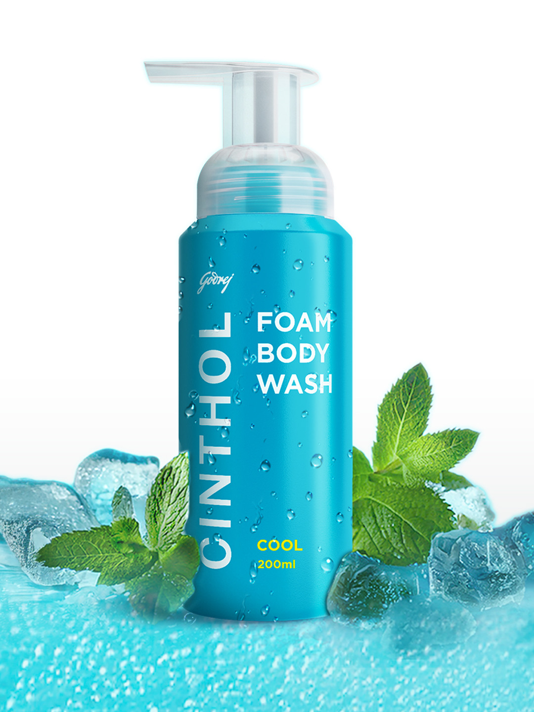 CINTHOL Cool Foaming Body Wash with Glycerin - 200 ml