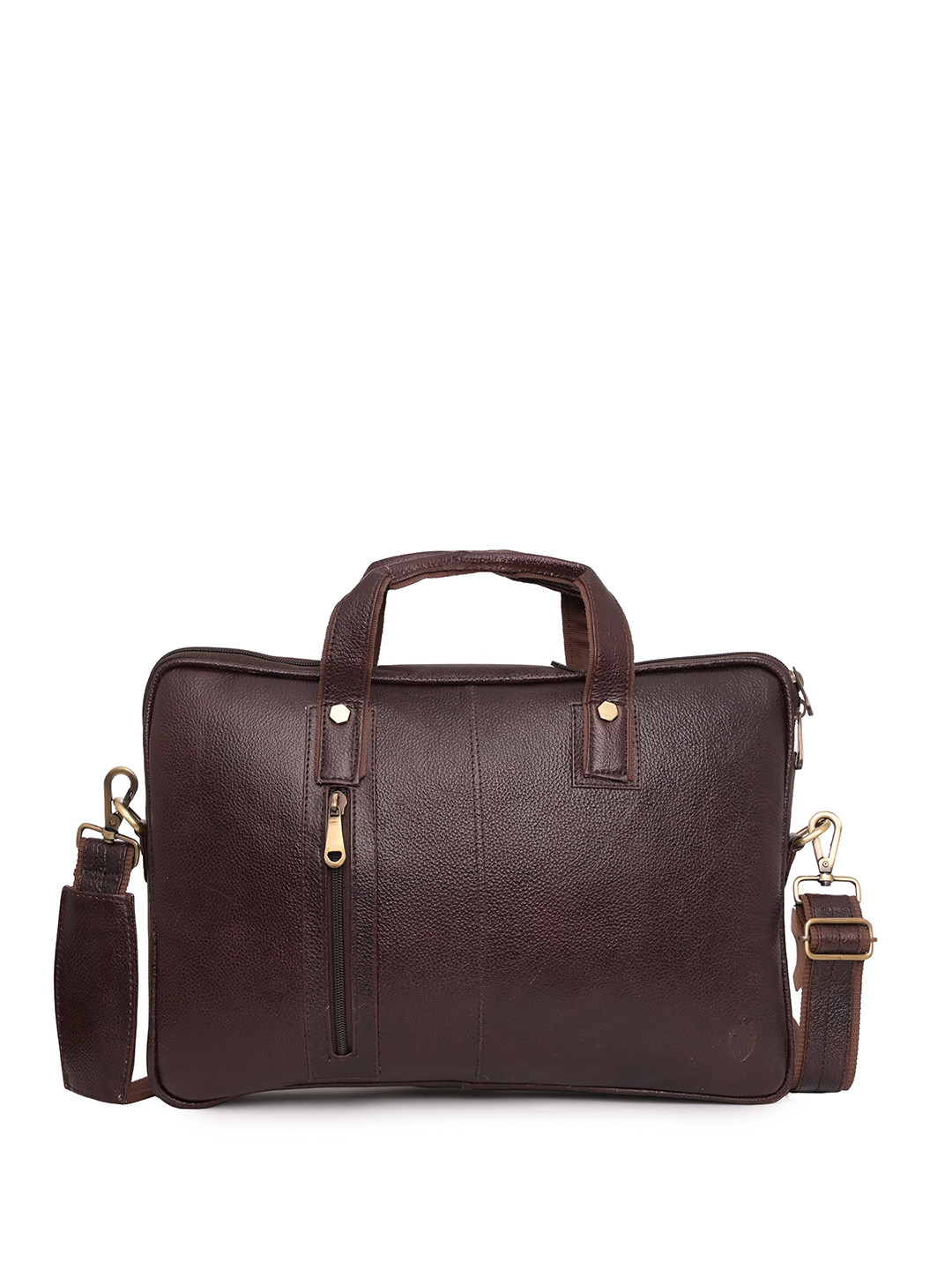 HOUSE OF OLIVEGREEN Men Leather Laptop Bag