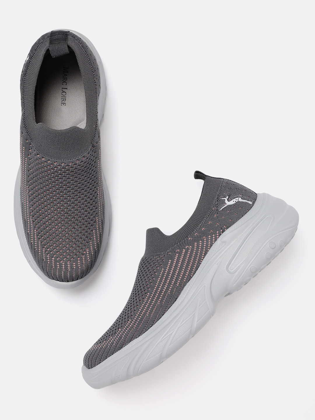 Marc Loire Women Woven Design Slip-On Sneakers