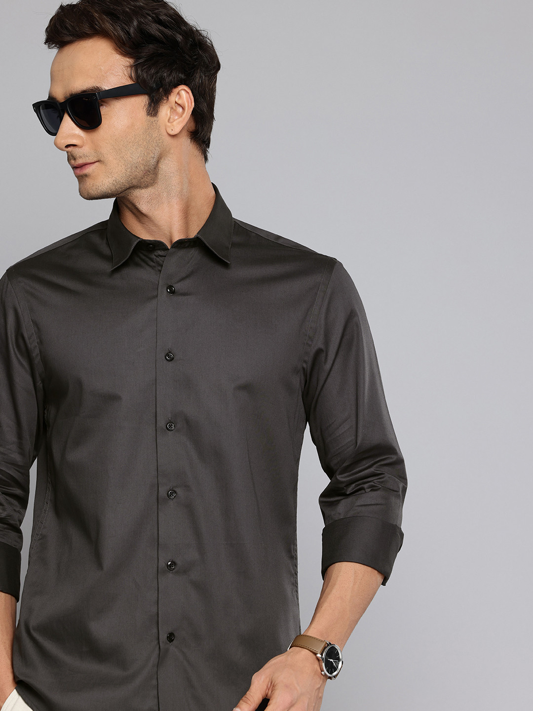 Flying Machine Slim Fit Pure Cotton Casual Shirt