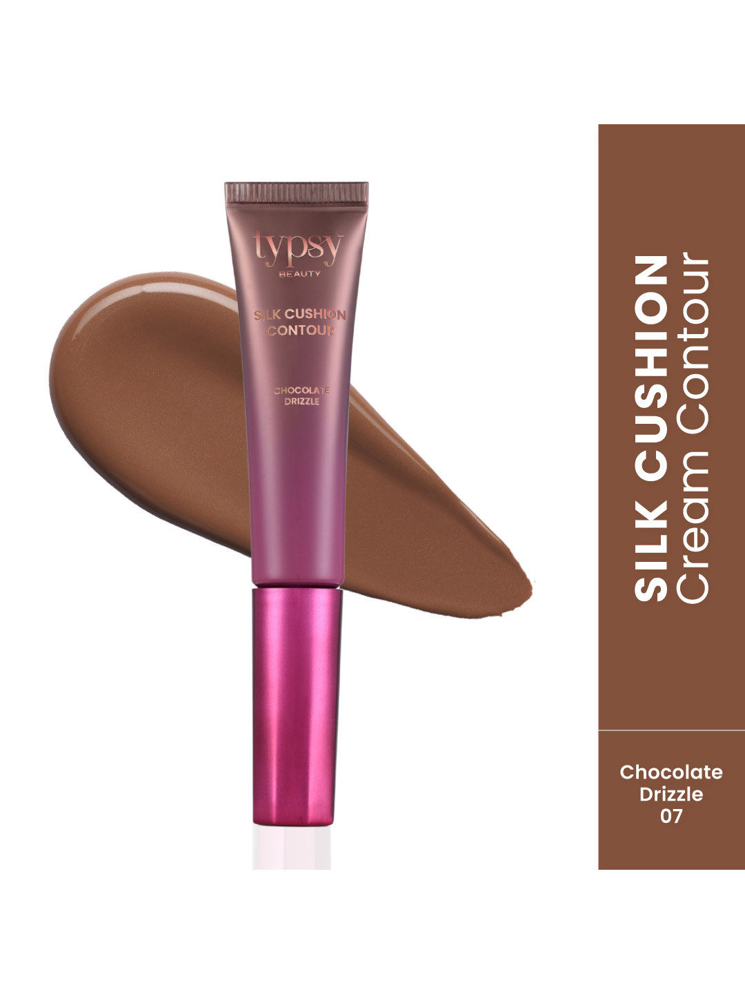Typsy Beauty Silk Cushion Cream Contour With Vitamin E - 15 ml - Chocolate Drizzle 07