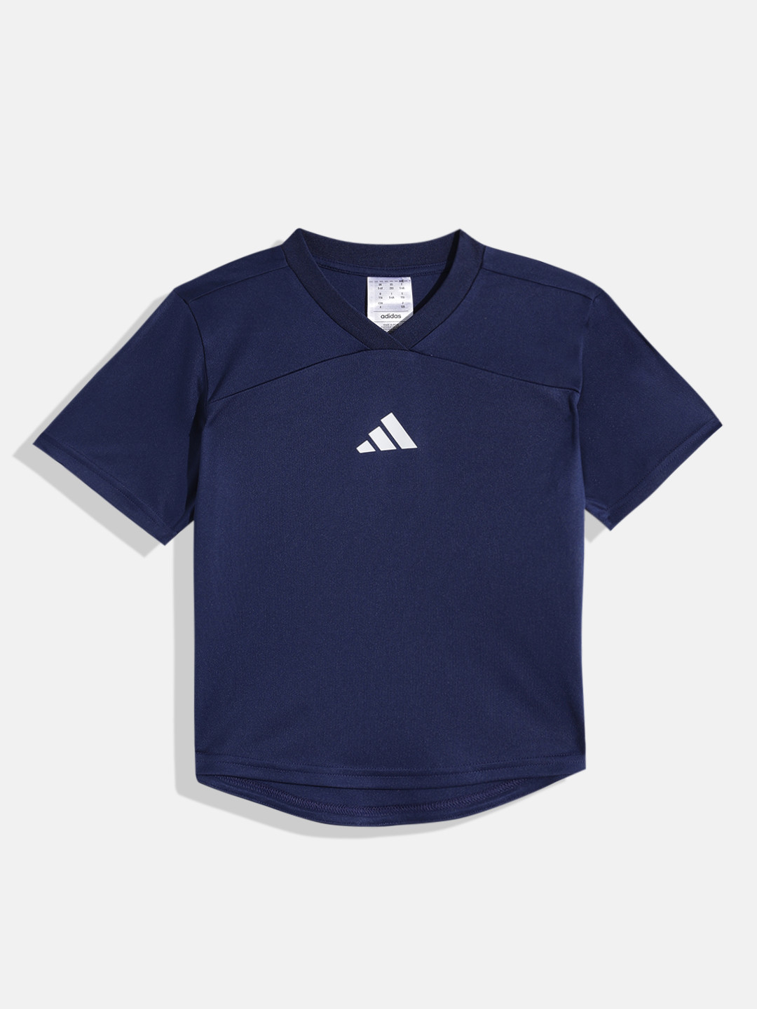 ADIDAS Boys V-Neck Panelled T-shirt
