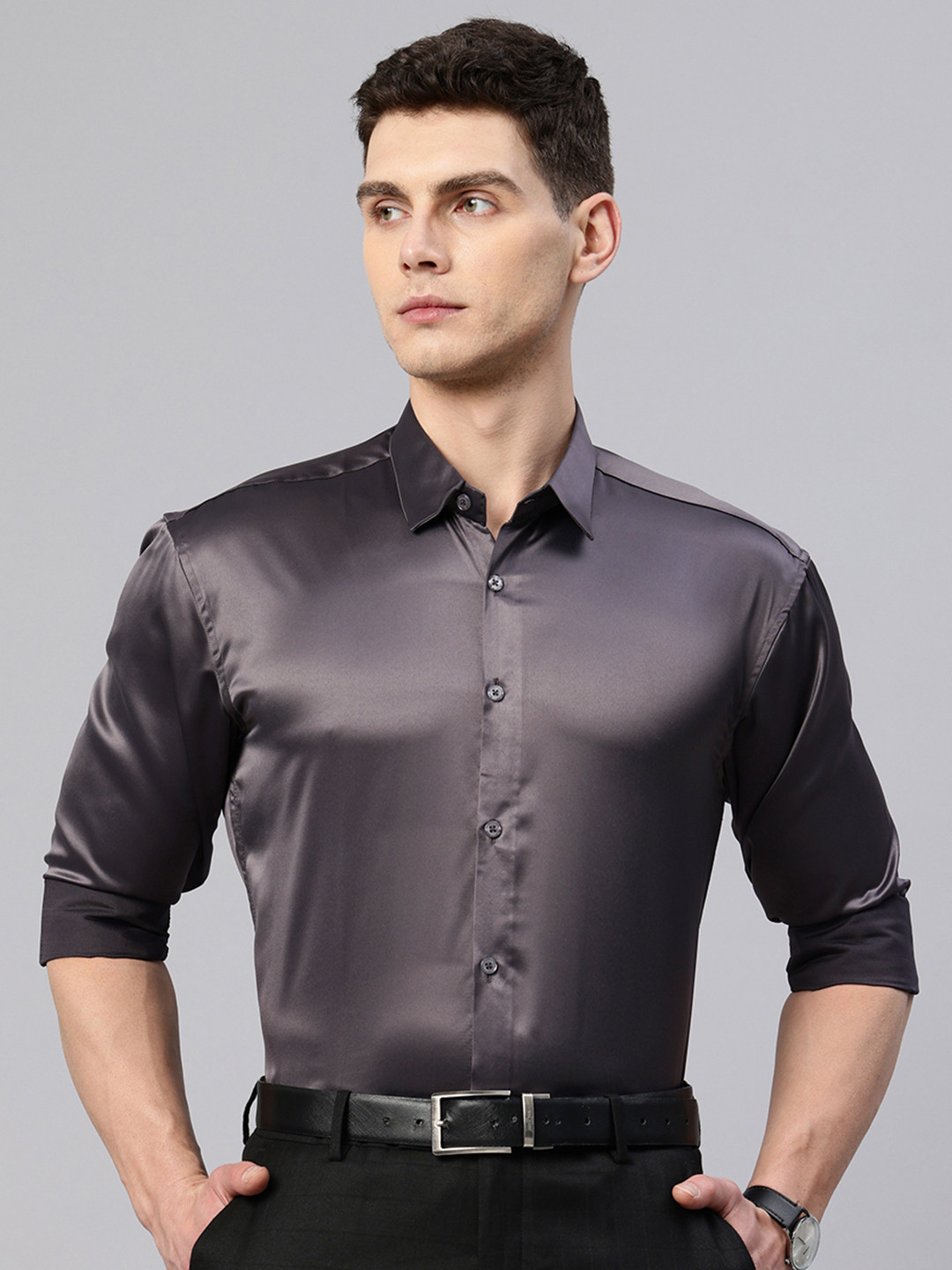 Majestic Man Modern Slim Fit Formal Shirt
