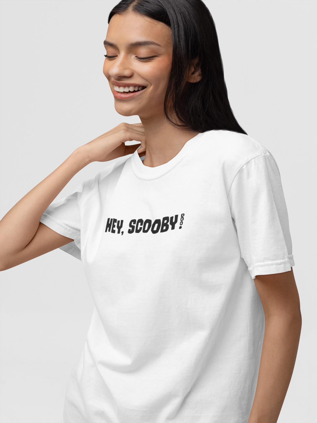 TheBTclub Scooby-Doo Graphic Printed Activchill Pure Cotton Oversized T-shirt