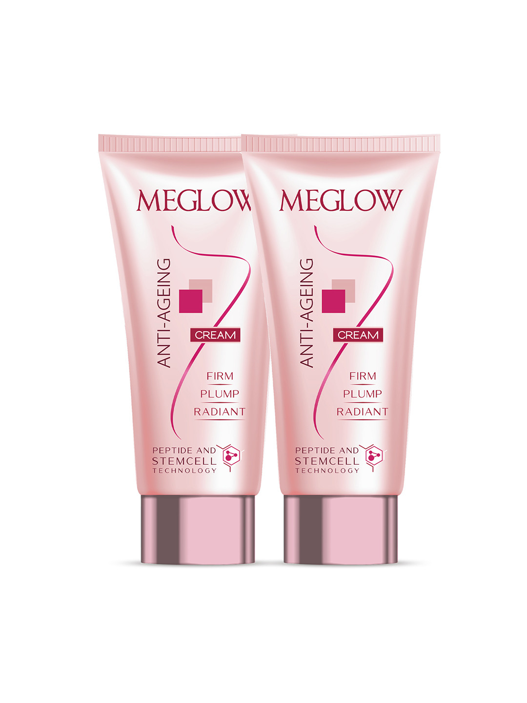 MEGLOW Set Of 2 Anti Ageing Cream With Cocoa Butter - 30 g Each