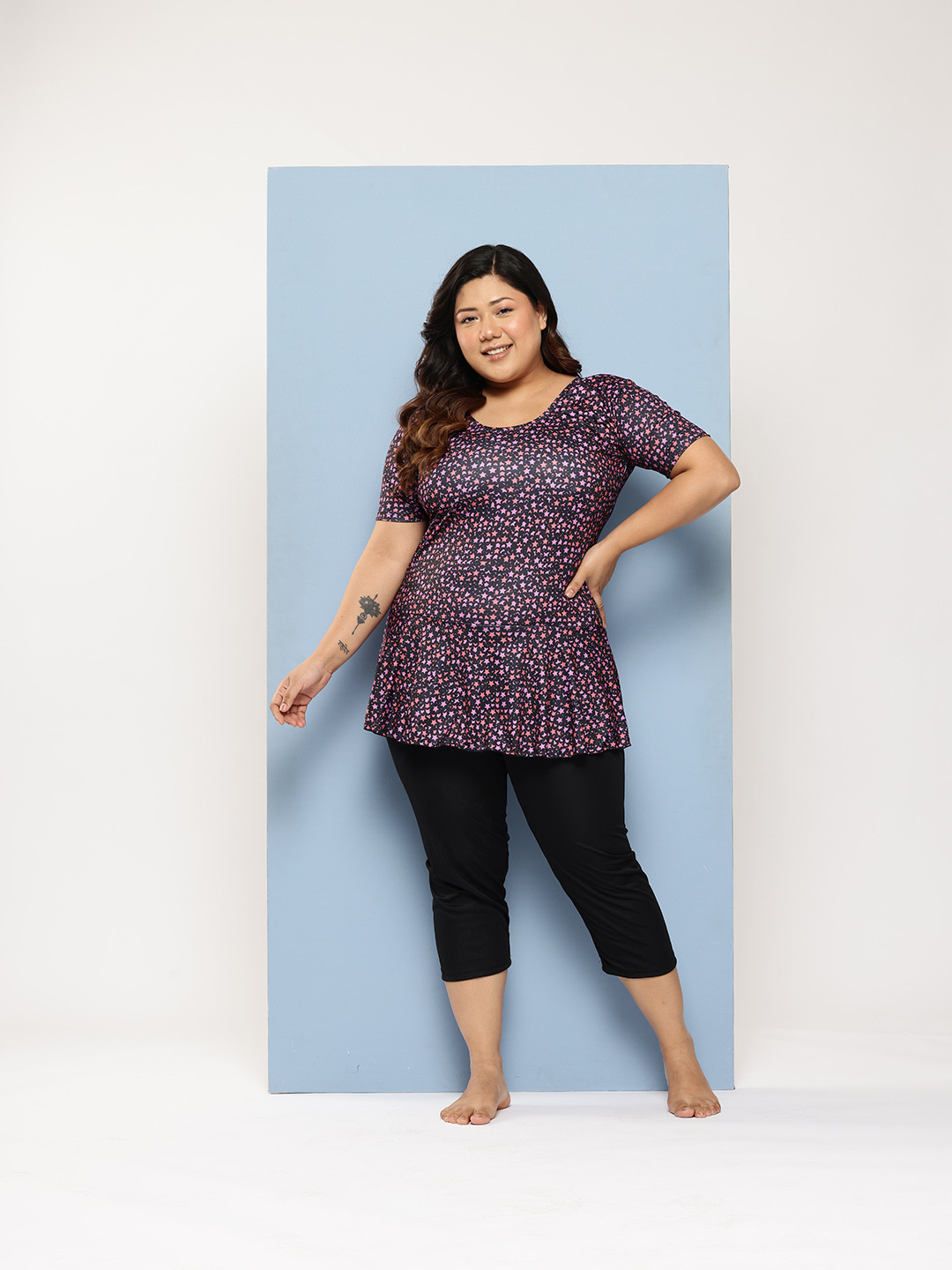 Aarika Abstract Printed Swimming Dress