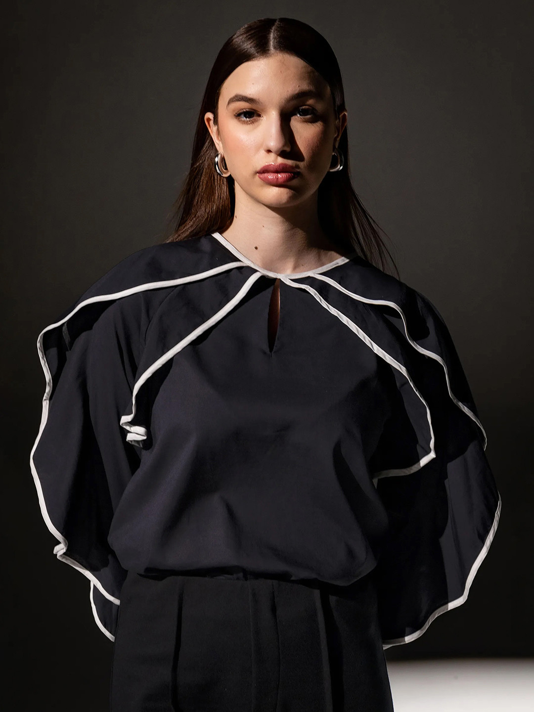 RAREISM Women Janpara Primary Black Top