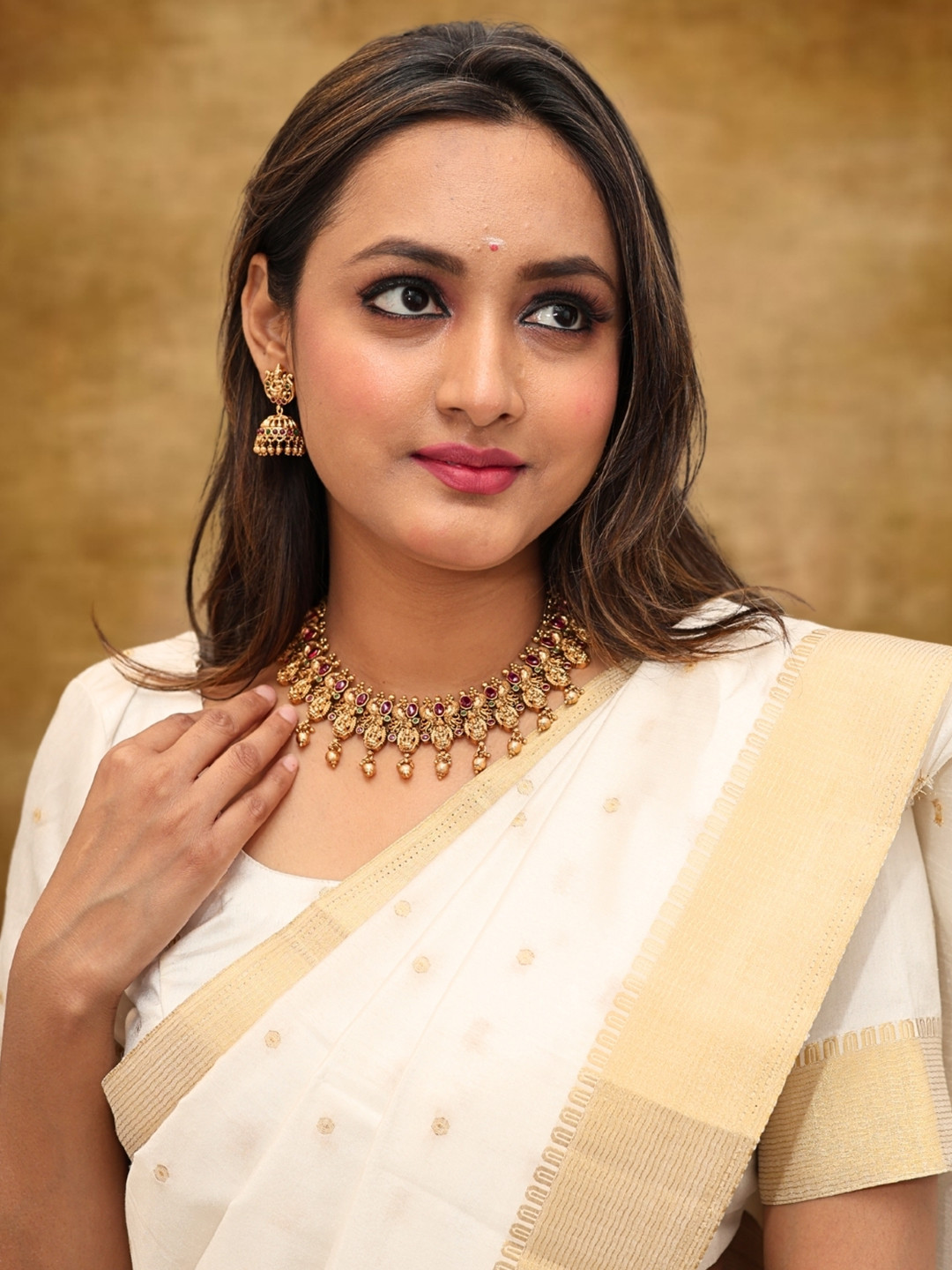 South Temple Jewellery Gold Plated Jewellery Set