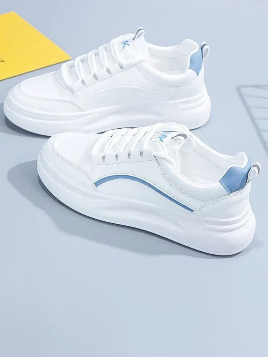 EZDEZARIO Girls Running Lightweight Lace-Ups Sports Sneakers Shoes