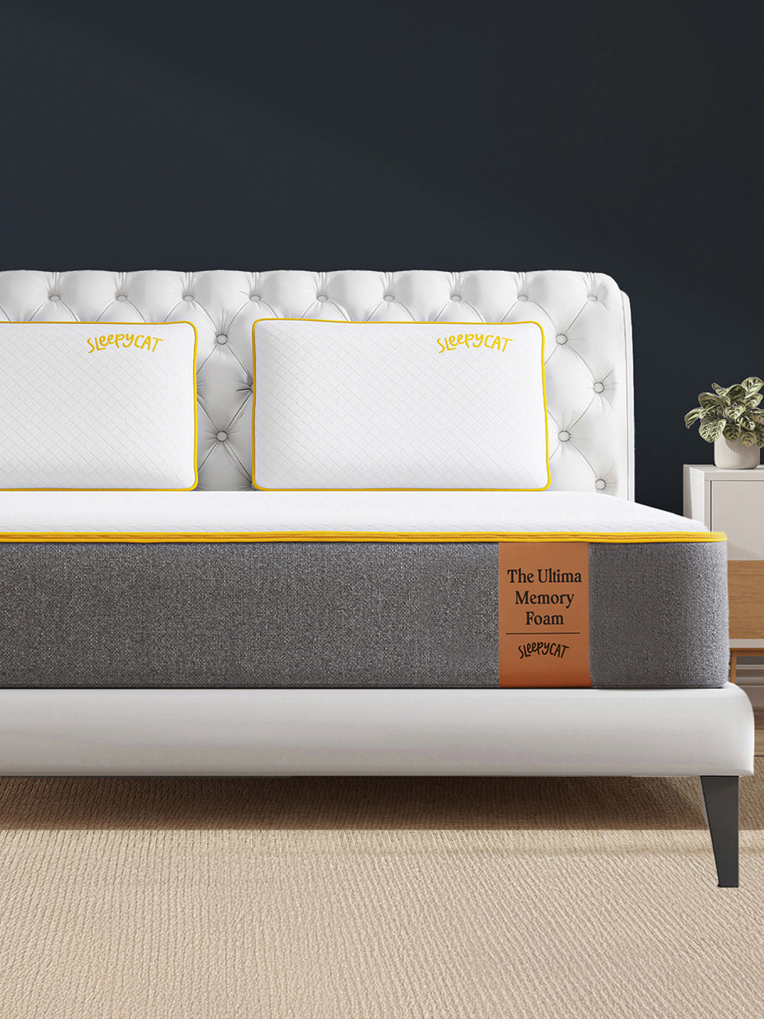 SleepyCat Ultima CoolTEC Fabric 8 Inch Thickness Double Size Mattress 78x48x8 Inches