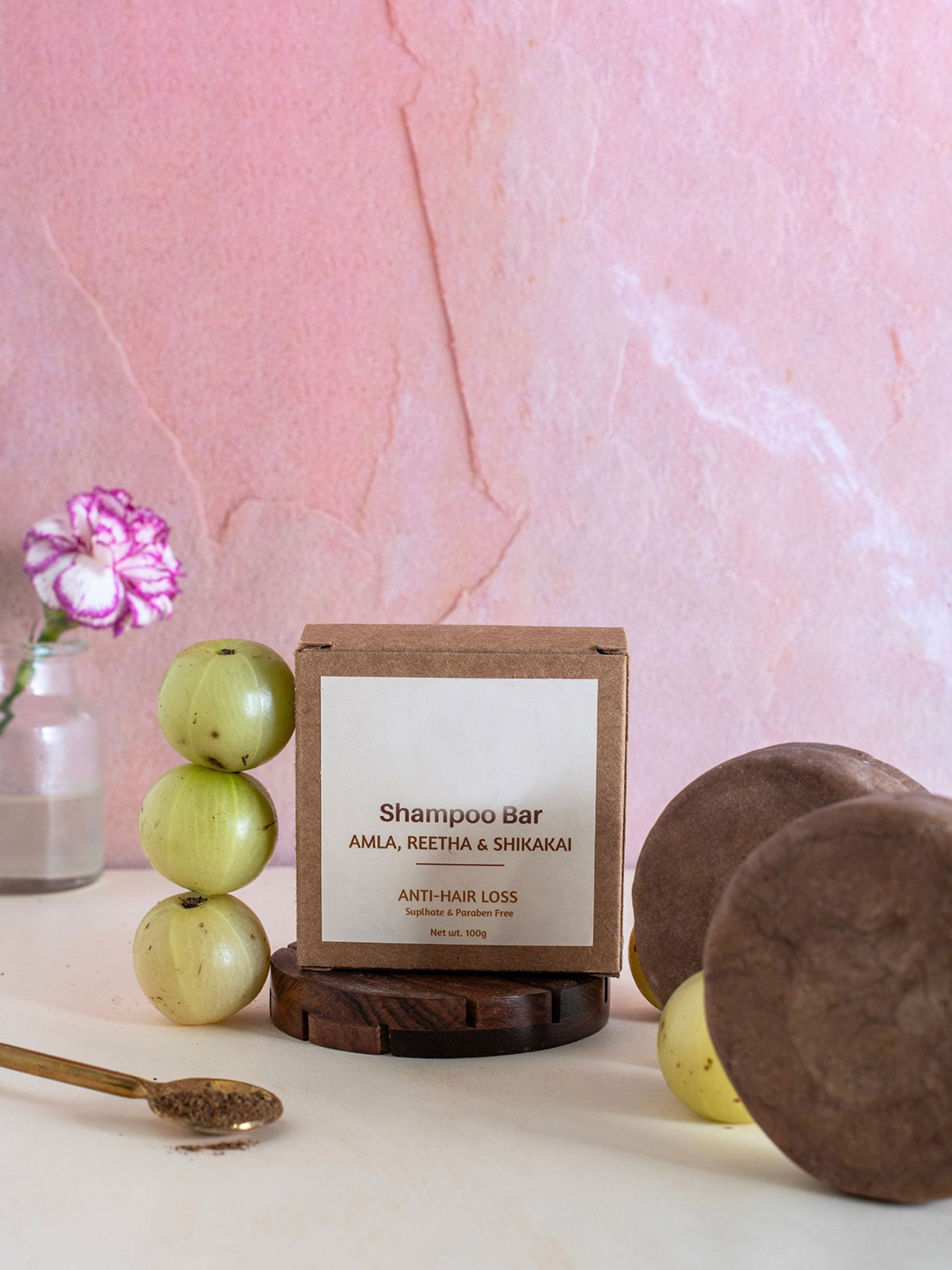 Desam Organics Amla Reetha Shikkai Shampoo - 125 g