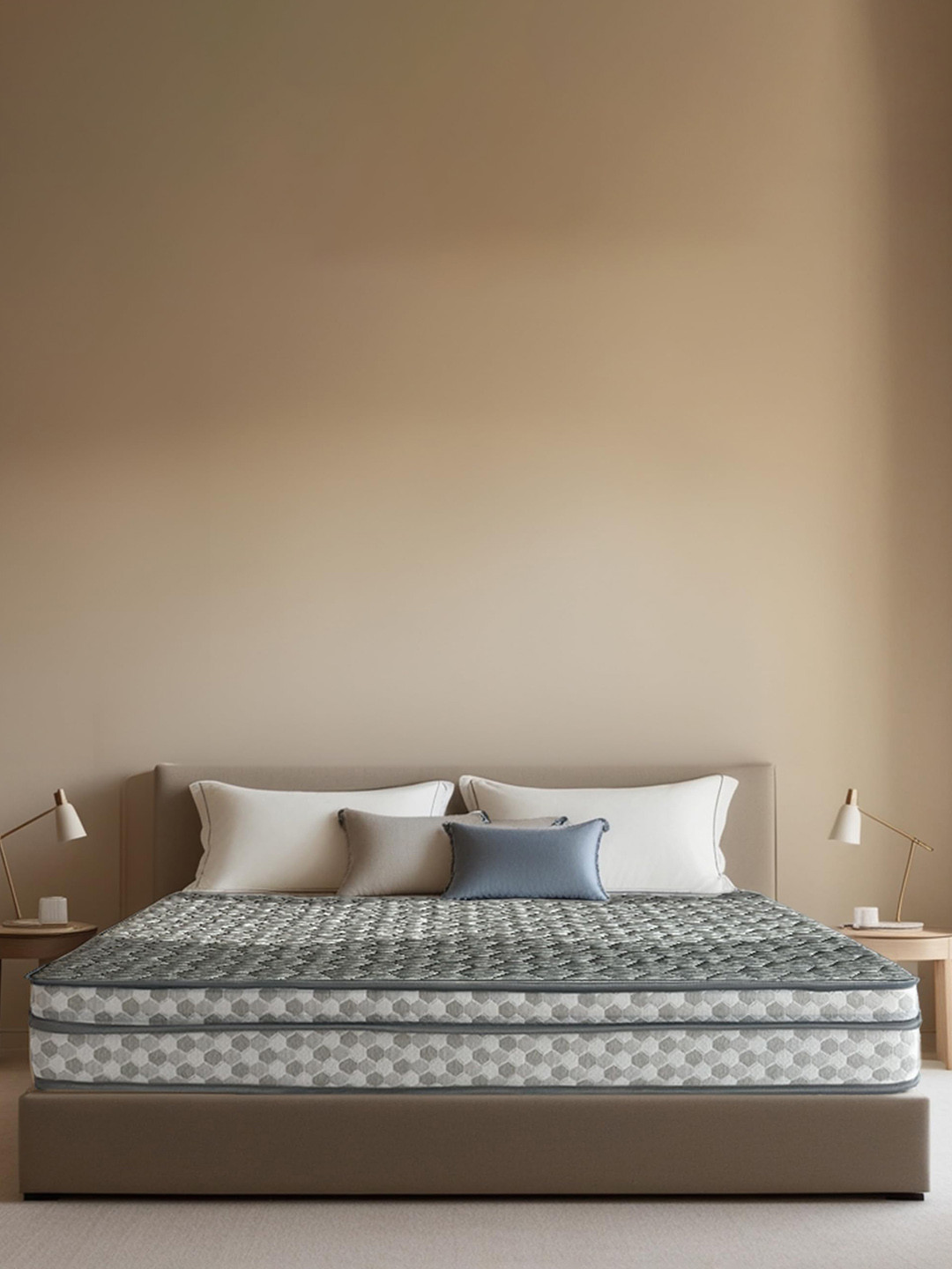 Sleepwell Ortho Pro Spring 8 inch Double Pocket Spring Mattress - 72 inch x 48 inch