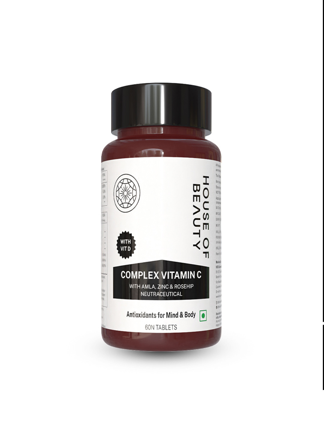 House of Beauty Vitamin C With Zinc & Vitamin D Tablets - 60 N