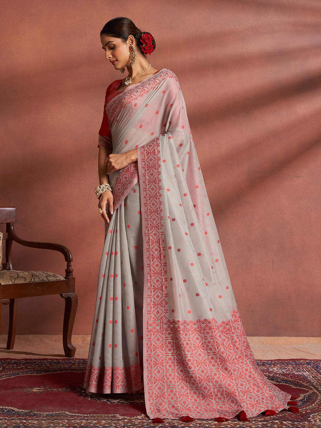 SARHADesigner Chanderi Saree