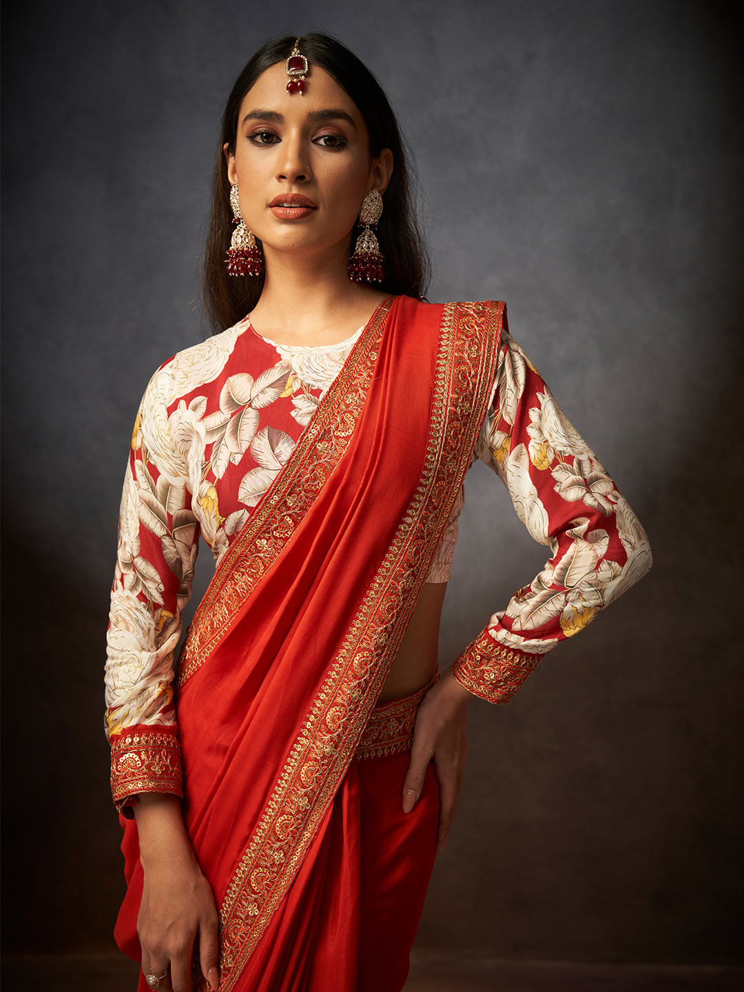 SARHAAari Work Georgette Saree