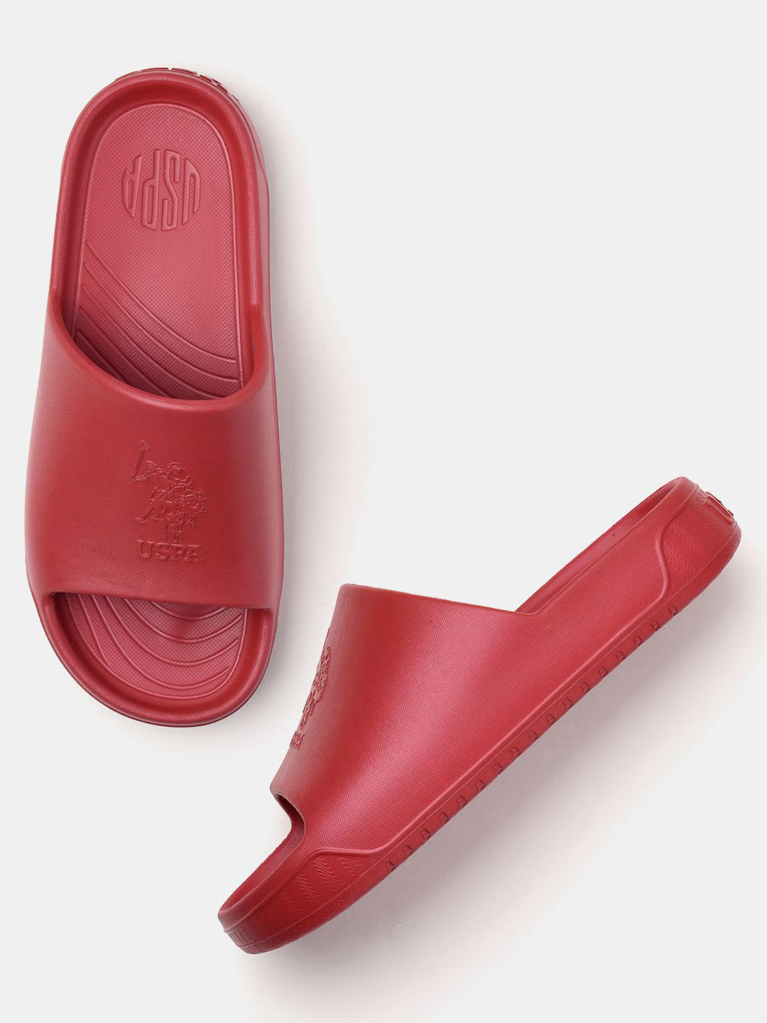 U.S. Polo Assn. Men Cushioned footbed Sliders