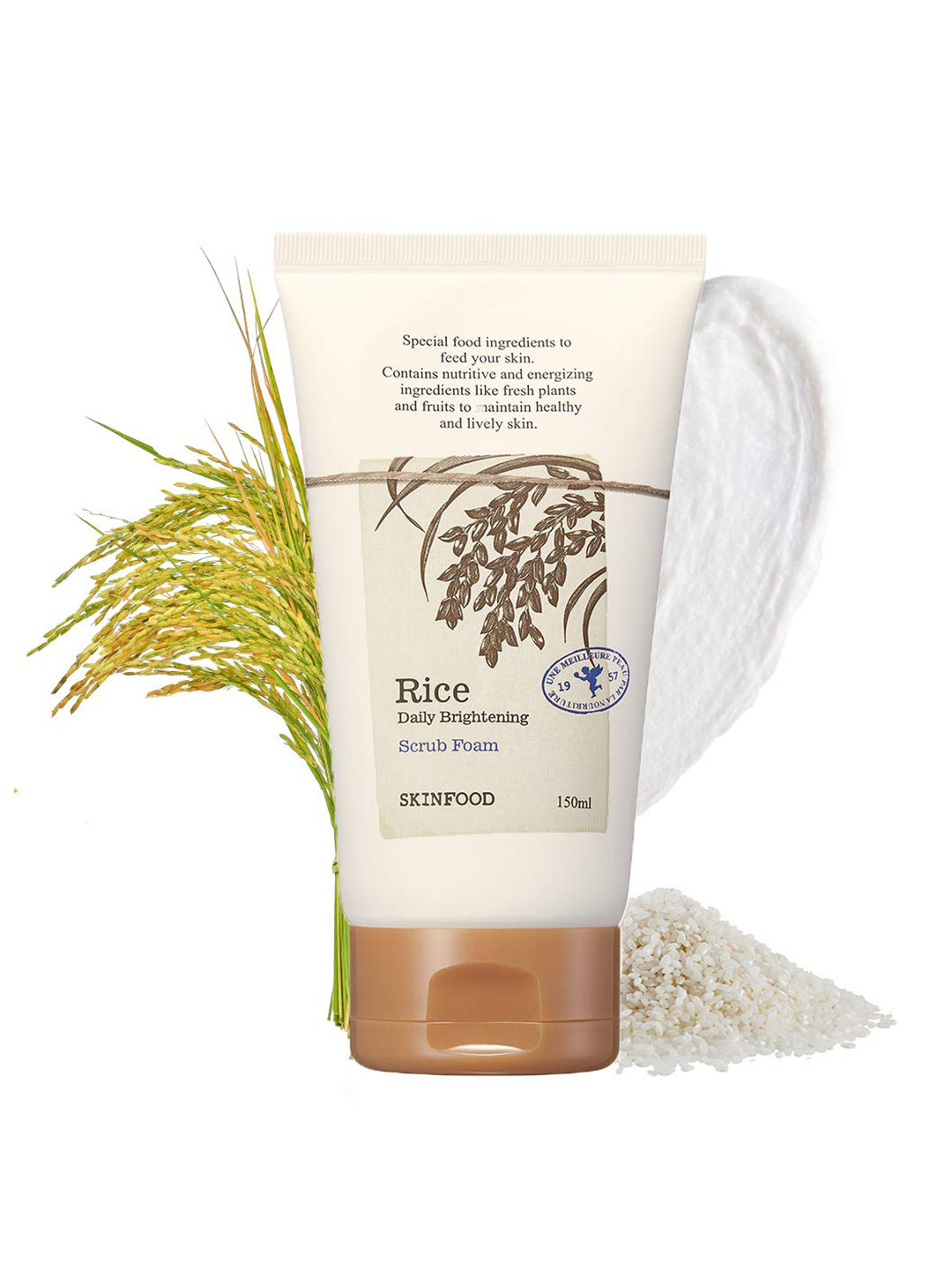 SKINFOOD Rice Daily Brightening Scrub Foam - 150ml