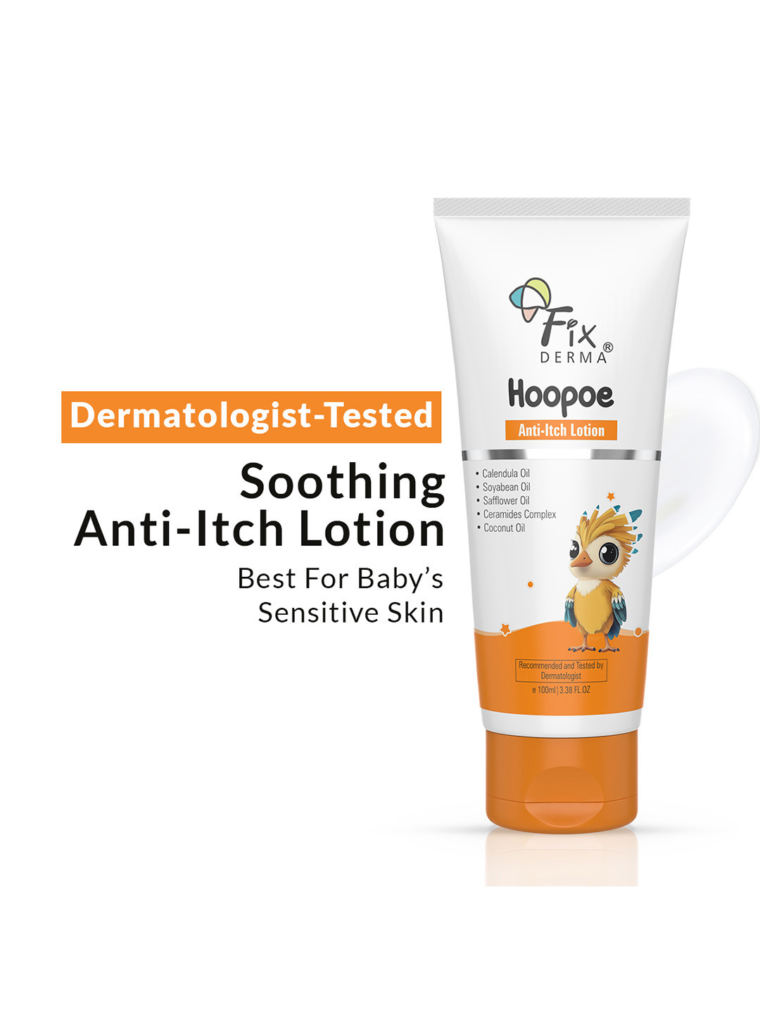 FIXDERMA Kids Hoopoe Anti Itch Lotion with Coconut Oil - 100 ml