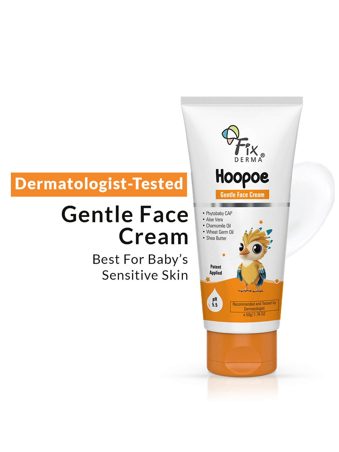 FIXDERMA Kids Hoopoe Anti Rash Face Cream With Shea Butter - 50 g